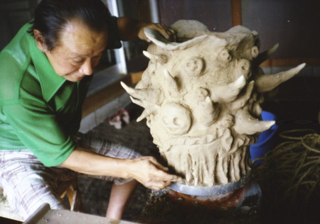 1978-67歳《歓喜》制作中 月夜野にて